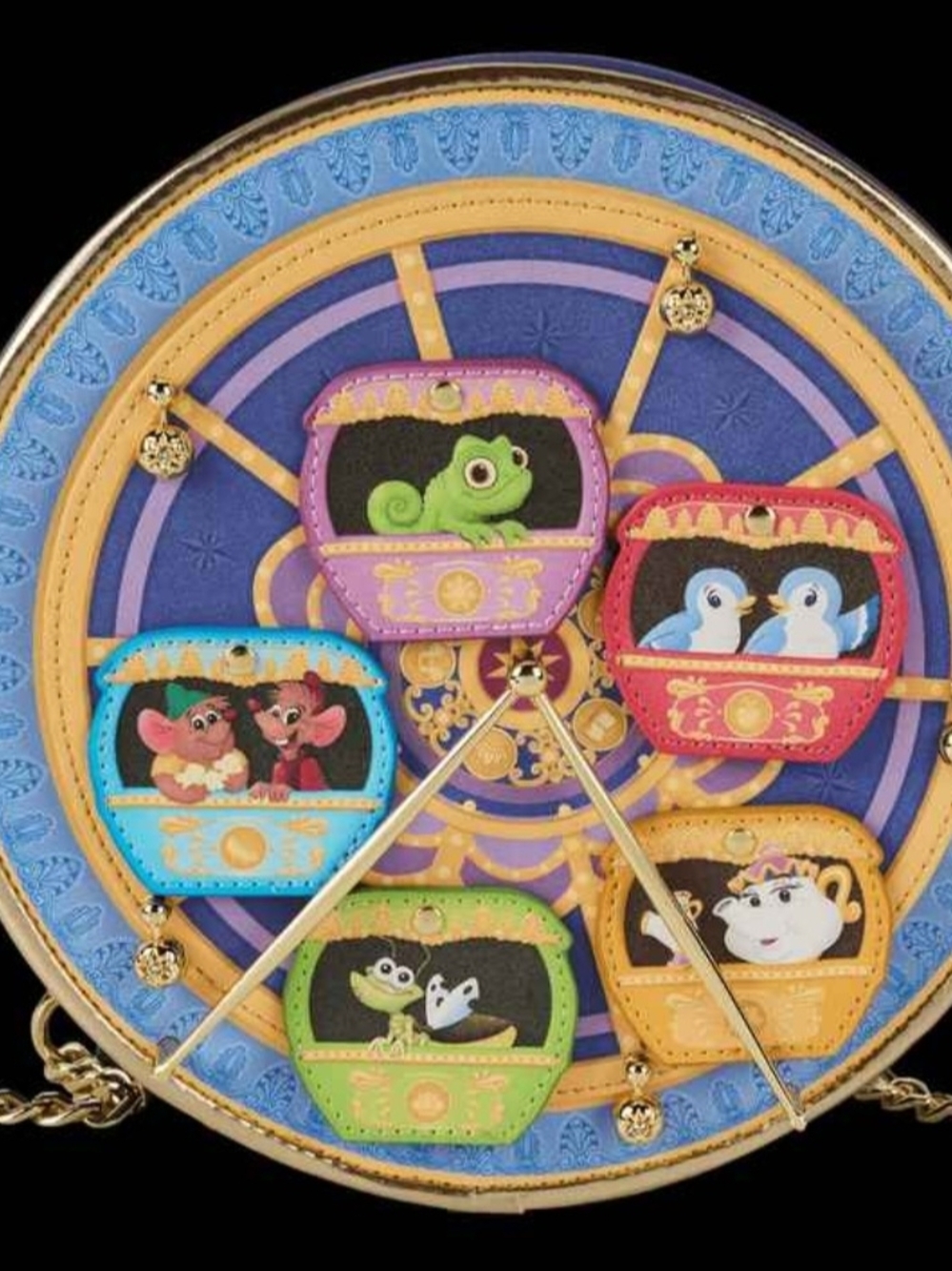 Loungefly Disney Princess Sidekicks Ferris Wheel Crossbody Bag - Picture 2 of 6